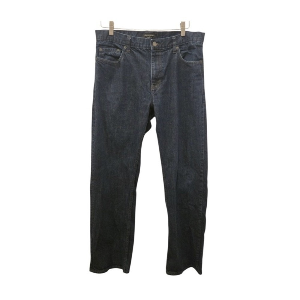 Banana Republic Men's 36/34 Legacy Straight Leg Original Rinse Dark Wash Jeans